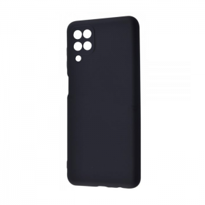 Чехол Silicone Case WAVE Full с микрофиброй для Samsung Galaxy A12 / M12 – Black