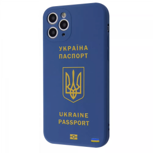 Чехол патриотический WAVE Ukraine Edition Case с микрофиброй для iPhone 11 – Ukraine passport