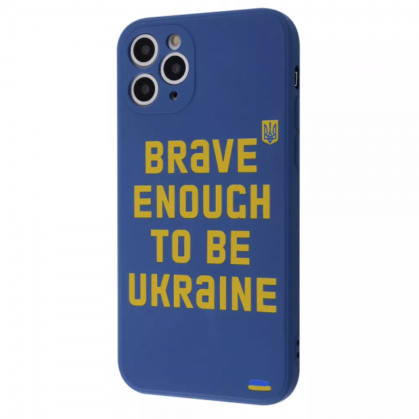 Чохол патріотичний WAVE Ukraine для iPhone 11 Pro Max Brave