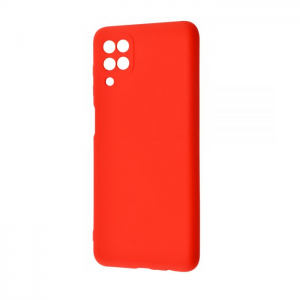 Чехол Silicone Cover Lakshmi Full Camera (A) для Samsung Galaxy A12 / M12  – Красный / Red