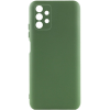 Чехол Silicone Cover Lakshmi Full Camera (A) для Samsung Galaxy A33 5G – Зеленый / Dark green