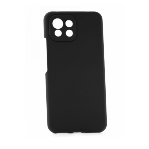 Чехол Silicone Case WAVE Full Camera с микрофиброй для Xiaomi Mi 11 Lite / 11 Lite 5G NE – Black