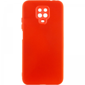Чехол Silicone Cover Lakshmi Full Camera (A) для Xiaomi Redmi Note 9 Pro / 9s – Красный / Red