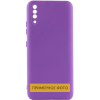 Чехол Silicone Cover Lakshmi Full Camera (A) для Tecno Spark 7 – Фиолетовый / Purple