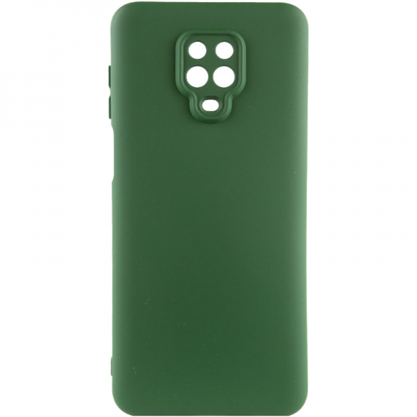 Чохол Silicone Lakshmi A Full Camera для Xiaomi Redmi Note 9 Pro / 9s Зелений / Dark green