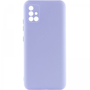 Чехол Silicone Cover Lakshmi Full Camera (A) для Samsung Galaxy A71 – Сиреневый / Dasheen