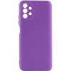 Чехол Silicone Cover Lakshmi Full Camera (A) для Samsung Galaxy A73 – Фиолетовый / Purple