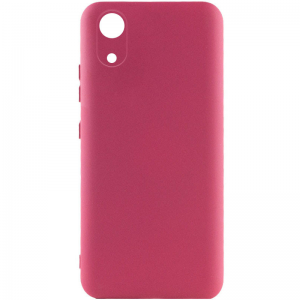 Чехол Silicone Cover Lakshmi Full Camera (A) для Samsung Galaxy A03 Core – Бордовый / Marsala