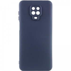 Чехол Silicone Cover Lakshmi Full Camera (A) для Xiaomi Redmi Note 9 Pro / 9s – Синий / Midnight Blue