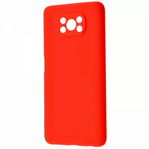 Чехол Silicone Cover Lakshmi Full Camera (A) для Xiaomi Poco X3 NFC / Poco X3 Pro – Красный / Red