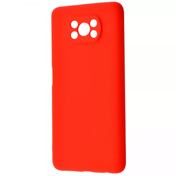 Чехол Silicone Cover Lakshmi Full Camera (A) для Xiaomi Poco X3 NFC / Poco X3 Pro – Красный / Red