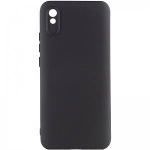 Чехол Silicone Cover Lakshmi Full Camera (A) для Xiaomi Redmi 9A – Черный / Black