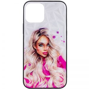 TPU+PC чехол Prisma Ladies для Iphone 13 – Pink