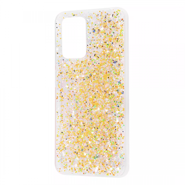 Чохол з блискітками Diamond Case для Samsung Galaxy A13 Gold