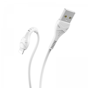 Дата кабель Hoco X37 Cool power Lightning (1m) – White