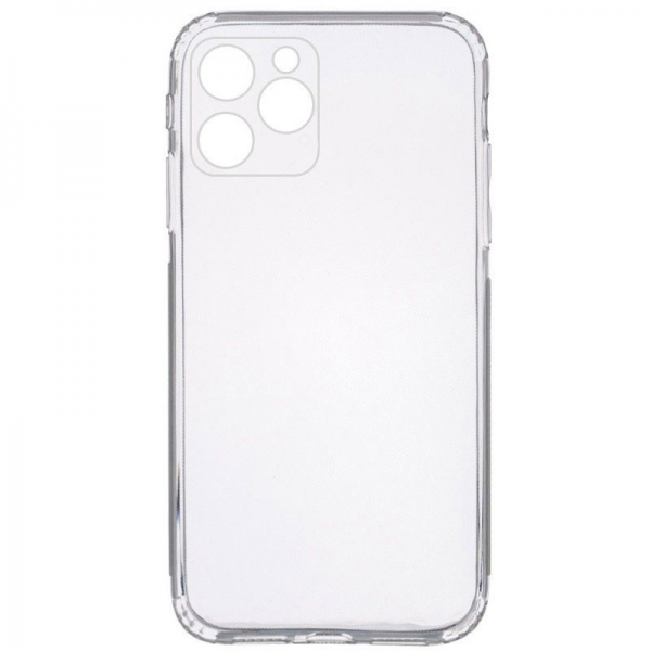 Прозрачный силиконовый чехол Epic Transparent с защитой камеры для Iphone 11 Pro