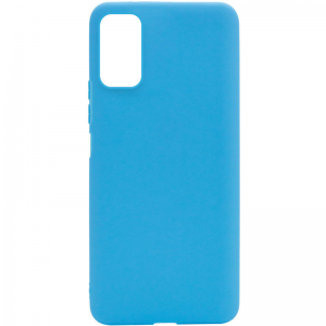 Матовый силиконовый TPU чехол для Xiaomi Redmi 10 – Голубой