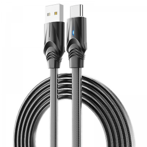 Кабель Borofone BU12 Synergy USB to Type-C 2.4A (1.2м) – Black