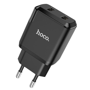 Сетевое зарядное устройство HOCO N7 (2USB / 2.1A) – Black