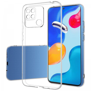 Прозрачный силиконовый чехол Epic Transparent с защитой камеры для Xiaomi Redmi 9C / 10A