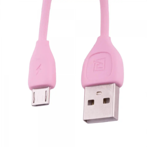 Кабель REMAX RC-050m USB to MicroUSB (1м) – Розовый