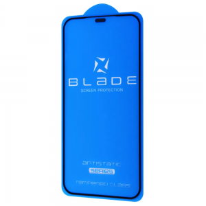 Защитное стекло 3D (5D) Blade ANTISTATIC Series Glass Full Glue на весь экран для Iphone X / XS / 11 Pro – Black