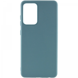 Матовый силиконовый TPU чехол для Samsung Galaxy A52 / A52s – Синий / Powder Blue