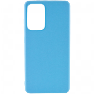 Матовый силиконовый TPU чехол для Samsung Galaxy A52 / A52s – Голубой