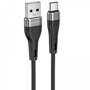 Кабель Borofone BX46 Rush USB to Type-C 3A (1м) – Black