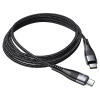 Дата кабель Hoco U99 Vortex Type-C to Type-C 100W (2м) – Black 136880
