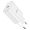 Сетевое зарядное устройство HOCO N14 PD 20W (1Type-C + Type-C to Lightning) – White 139788