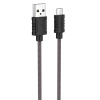 Кабель Borofone BX52 Airy USB to MicroUSB 2.4A (1м) – Black 139451