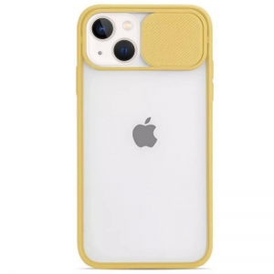 Чехол Camshield mate TPU со шторкой для камеры для Iphone 13 – Желтый