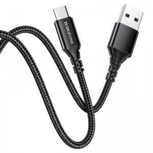 Кабель Borofone BX54 Ultra bright USB to MicroUSB 2.4A (1м) – Black