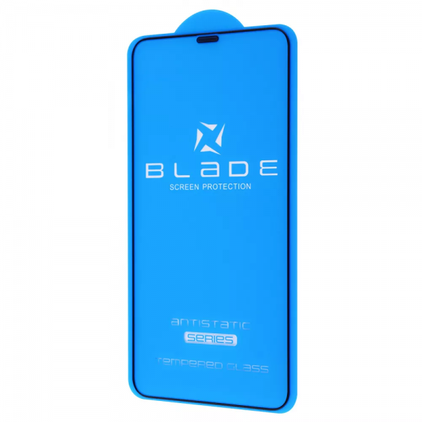 Защитное стекло 3D (5D) Blade ANTISTATIC Series Glass Full Glue на весь экран для Iphone XS Max / 11 Pro Max – Black