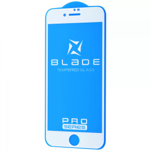 Защитное стекло 3D (5D) Blade Glass Full Glue на весь экран для Iphone 7 Plus / 8 Plus – White