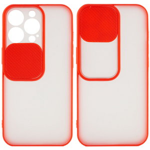Чехол Camshield mate TPU со шторкой для камеры для Iphone 13 Pro – Красный