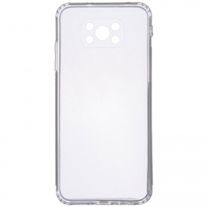 Прозрачный силиконовый TPU чехол GETMAN для Xiaomi Poco X3 NFC / Poco X3 Pro