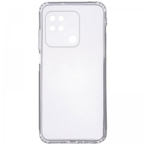 Прозрачный силиконовый TPU чехол GETMAN для Xiaomi Redmi 10C / Poco C40