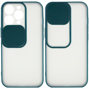 Чехол Camshield mate TPU со шторкой для камеры для Iphone 13 Pro – Зеленый