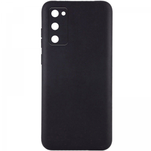 Матовый силиконовый TPU чехол с защитой камеры для Samsung Galaxy S20 FE – Черный