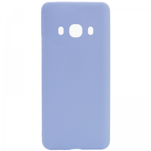 Матовый cиликоновый чехол (накладка) для Samsung J710 Galaxy J7 (2016) – Голубой / Lilac Blue