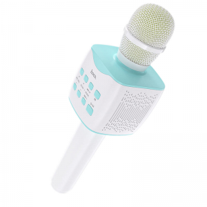 Караоке микрофон-колонка Hoco BK5 – Голубой