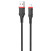 Кабель Borofone BX67 USB to Lightning 2.4A 1м Black