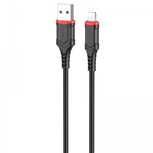 Кабель Borofone BX67 USB to Lightning 2.4A (1м) – Black