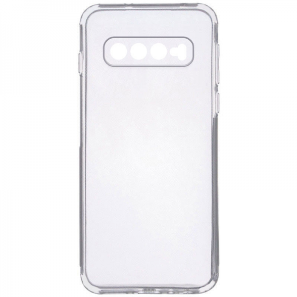 Прозрачный силиконовый чехол Epic Transparent с защитой камеры для Samsung Galaxy S10 Plus