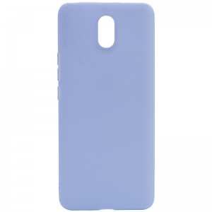 Матовый силиконовый TPU чехол для Xiaomi Redmi 8A – Голубой / Lilac Blue