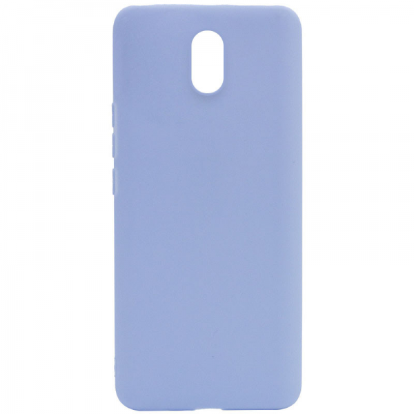 Матовый силиконовый TPU чехол для Xiaomi Redmi 8A – Голубой / Lilac Blue
