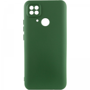 Чехол Silicone Cover Lakshmi Full Camera (A) для Xiaomi Redmi 9C / 10A – Зеленый / Dark green