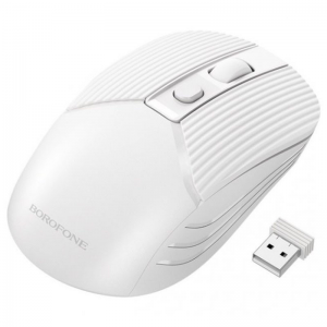 Компьютерная беспроводная мышь BOROFONE BG5 Business – White